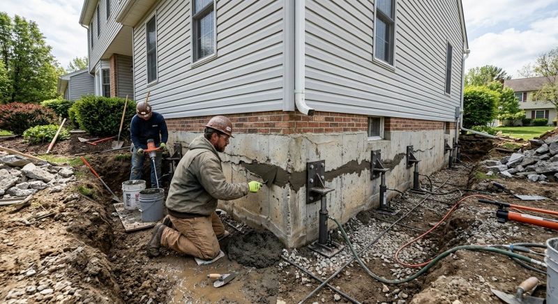 Basement Foundation Repair in Union City, GA