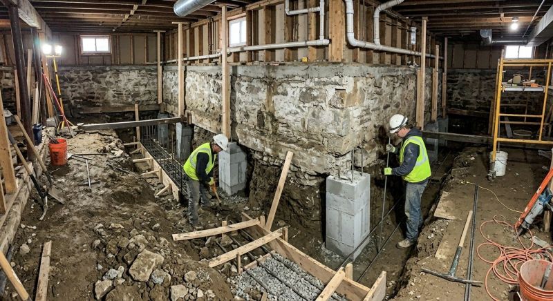 Basement Underpinning in Coweta County, GA