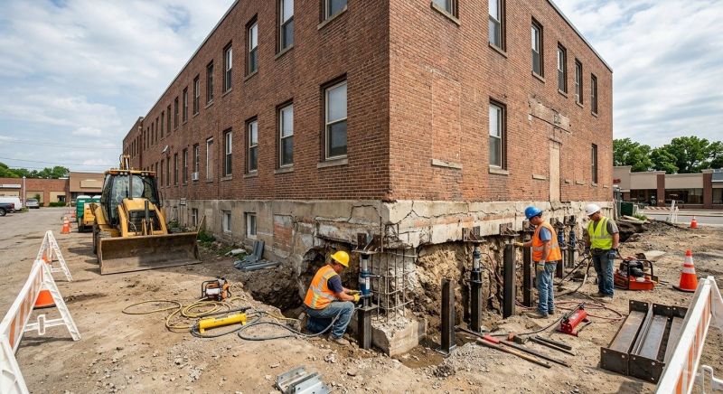 Commercial Foundation Repair in Coweta County, GA