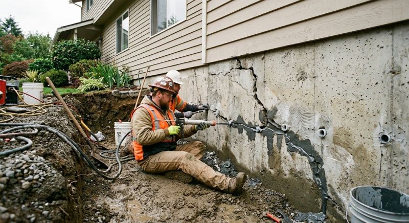 Cracked Foundation Repair in Sharpsburg, GA