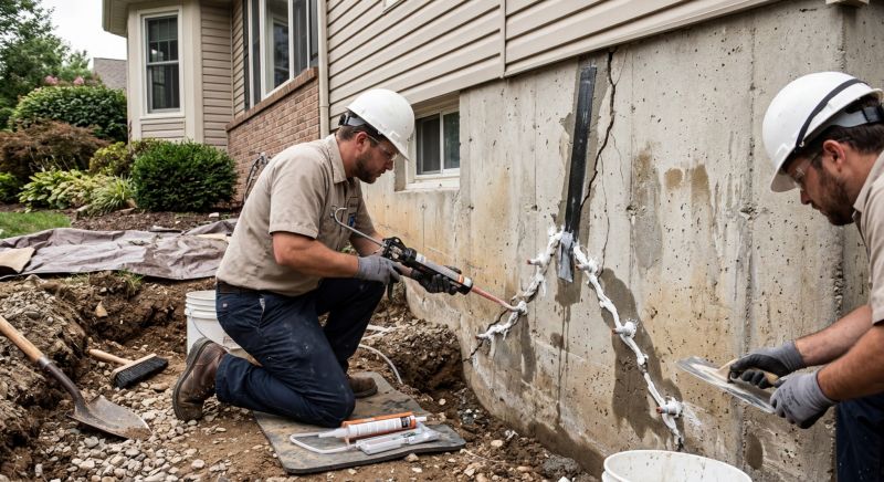 Cracked Foundation Repair in Tyrone, GA