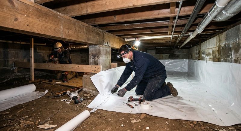 Crawl Space Leveling in Coweta County, GA
