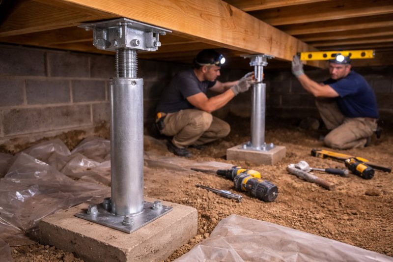 Crawlspace Structural Repair in Coweta County, GA