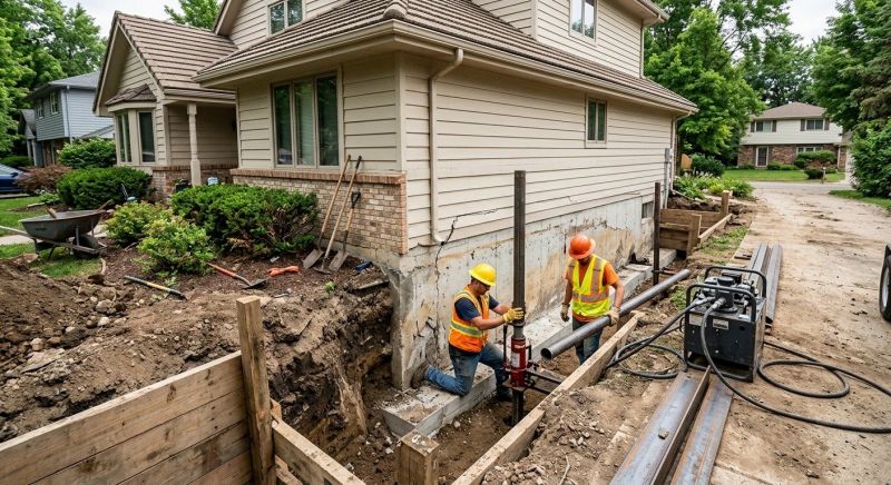 Exterior Foundation Repair in Coweta County, GA