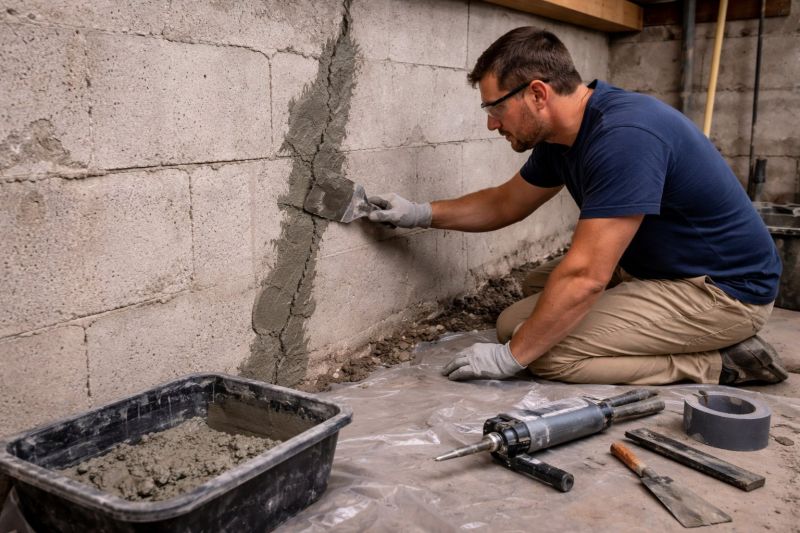 Foundation Crack Repair in Fairburn, GA