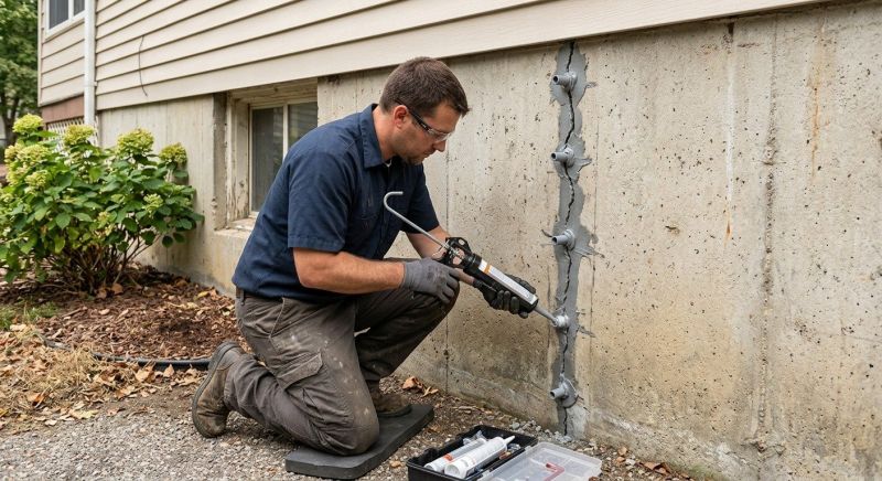 Foundation Crack Sealing in Coweta County, GA