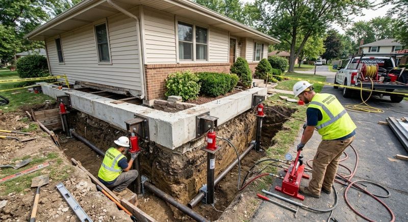 Foundation Jacking in Douglasville, GA