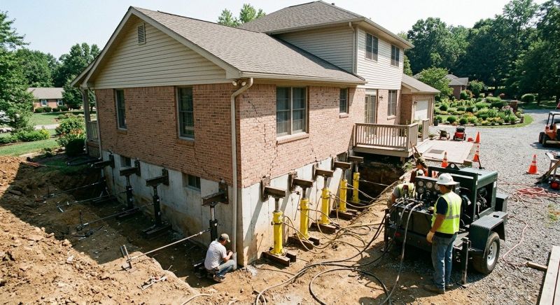 Foundation Jacking in Coweta County, GA