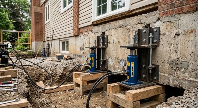 Foundation Jacking in Peachtree City, GA