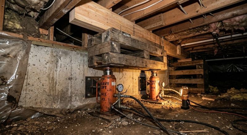 Foundation Jacking in Sharpsburg, GA