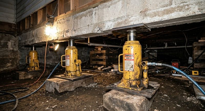 Foundation Jacking in Sharpsburg, GA