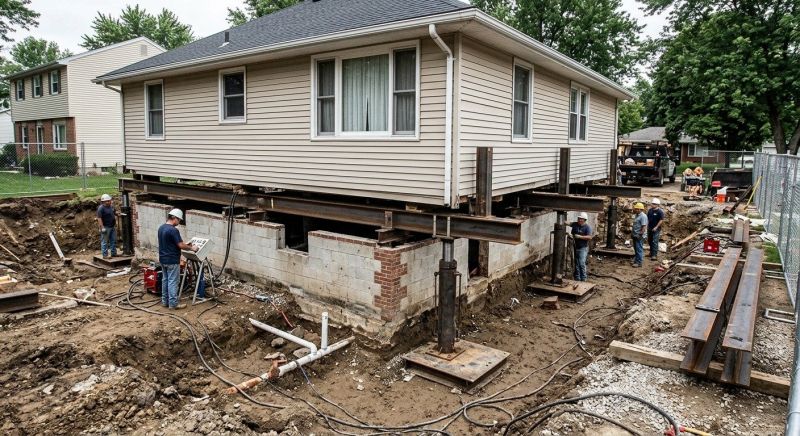 Foundation Lifting in Brooks, GA