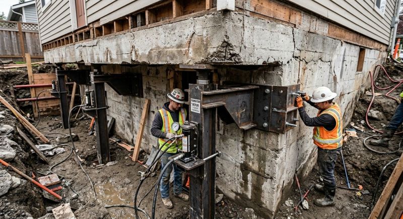 Foundation Lifting in Brooks, GA