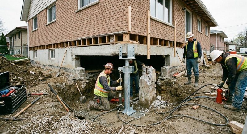 Foundation Pier Repair in Coweta County, GA