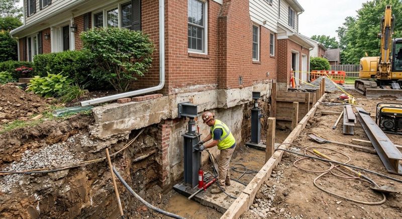 Foundation Raising in Sharpsburg, GA