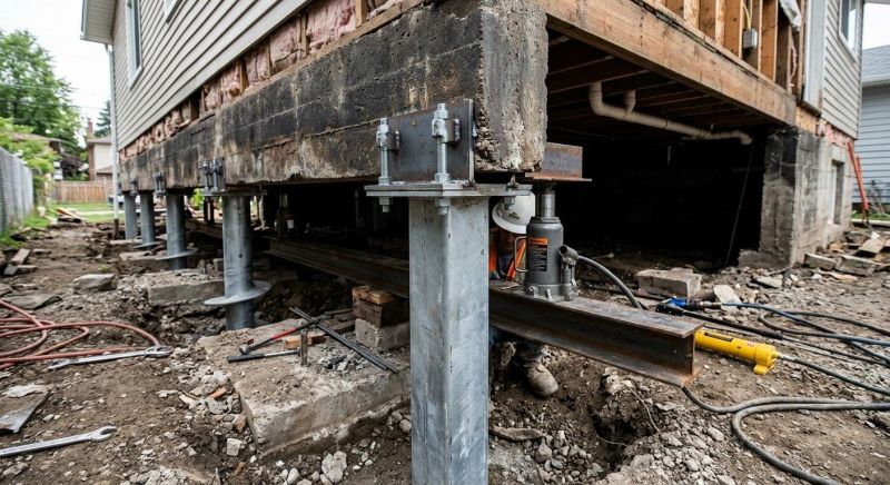Foundation Raising in Sharpsburg, GA