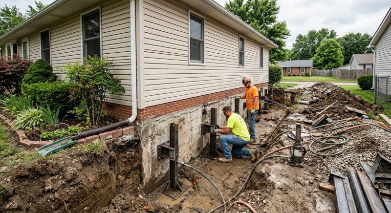 Foundation Stabilizing in Brooks, GA