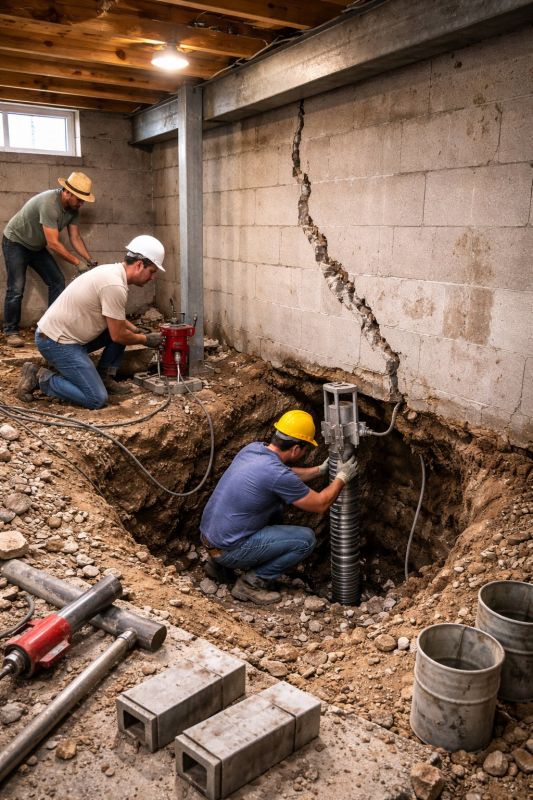 Foundation Structural Repair in Fayetteville, GA