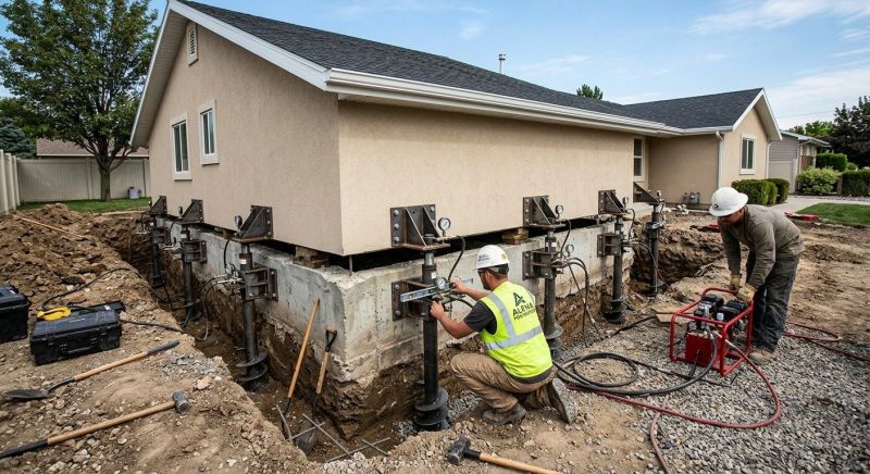Home Foundation Leveling in Sharpsburg, GA