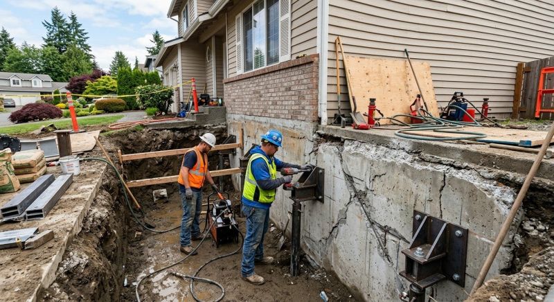 Home Foundation Repair in Tyrone, GA