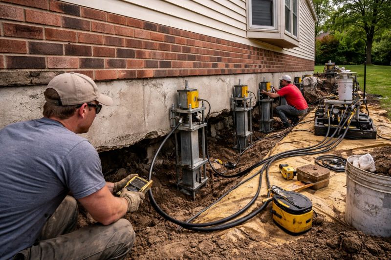 Settling Foundation Service in Carroll County, GA