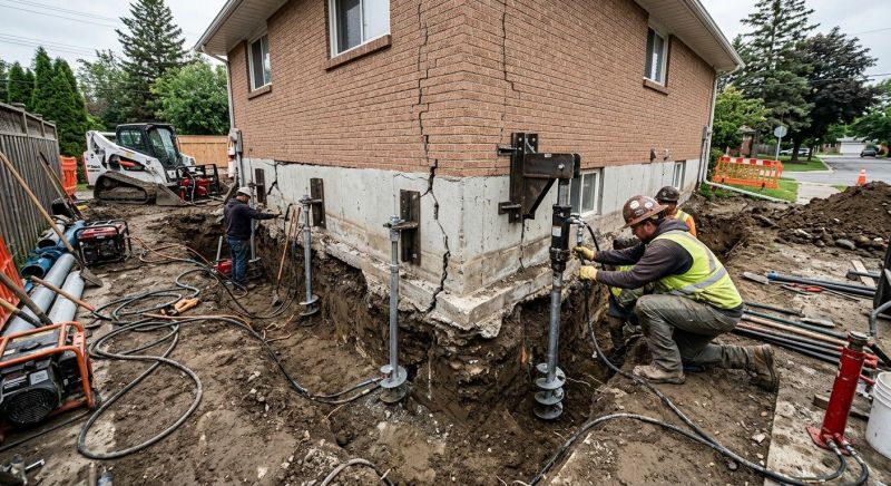 Sinking Foundation Repair in Gay, GA