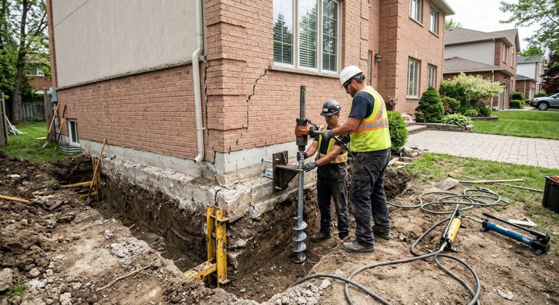 Sinking Foundation Repair in Coweta County, GA