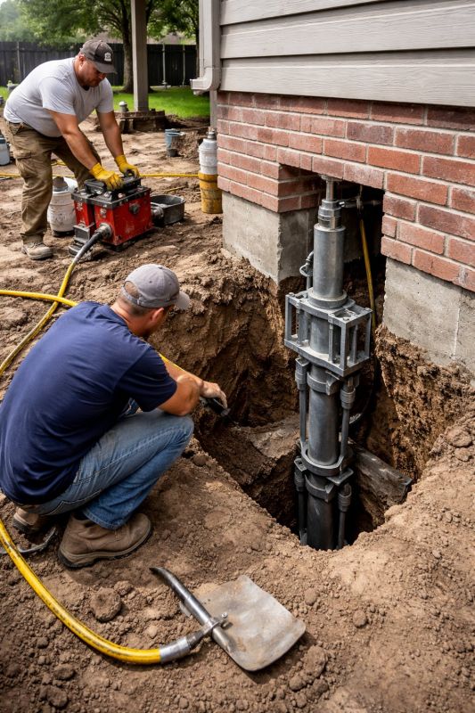 Structural Underpinning in Coweta County, GA