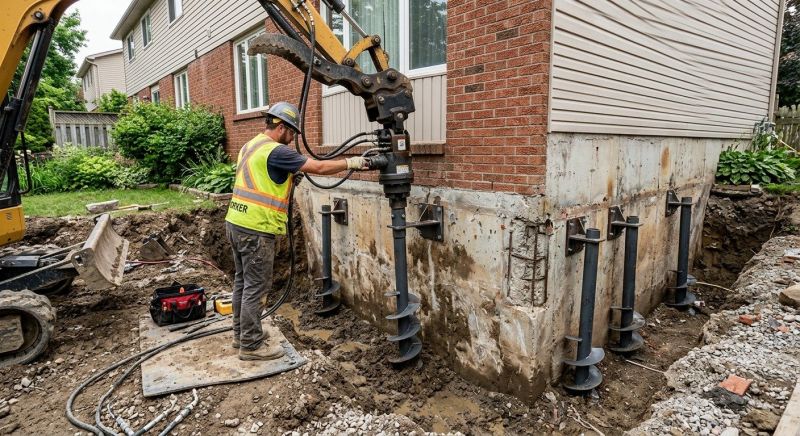Helical Pile Installation